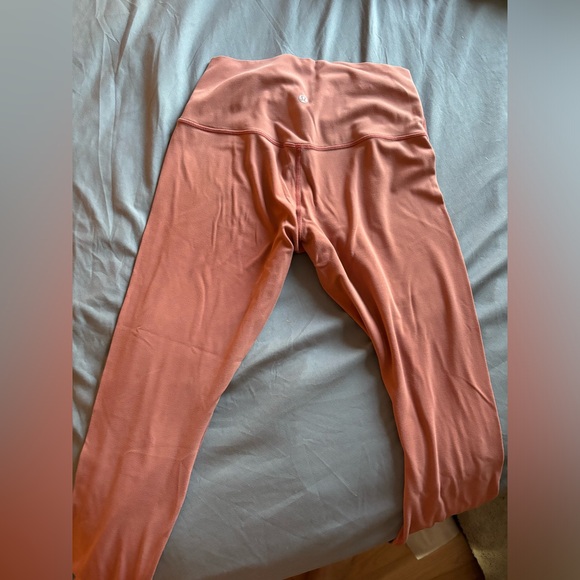 4 pairs Lululemon align and running tights.  size 8 very good used condition. - Picture 5 of 6